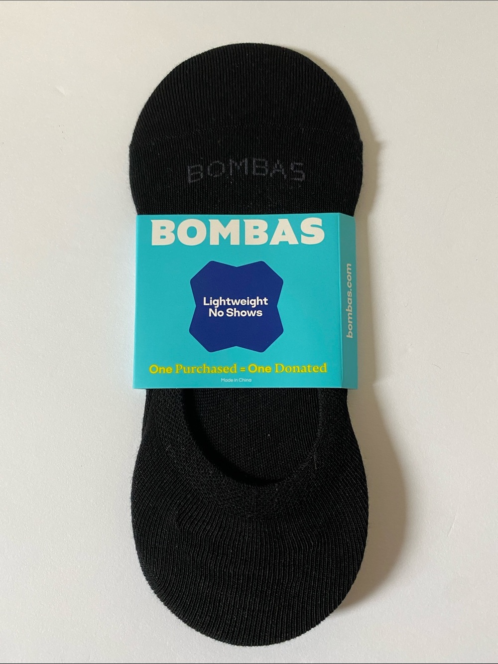 NEW Bombas Women Size M (8-10) Black No Show Socks